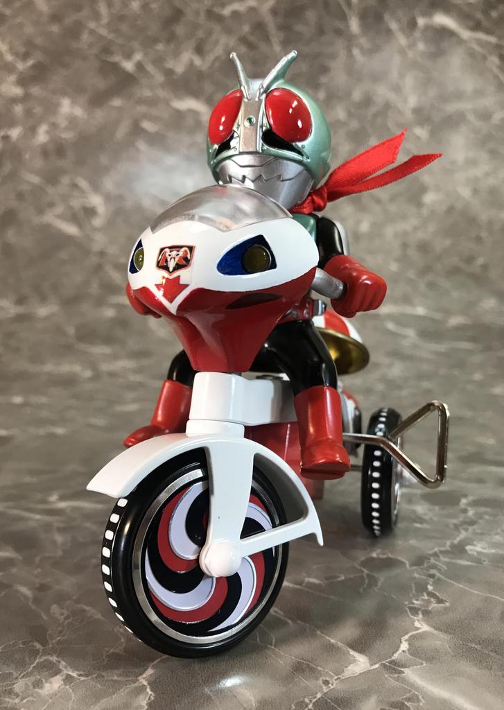 Art Storm EX Tricycle Kamen Rider New No. 2 B Type Wind-up Tricycle Figure