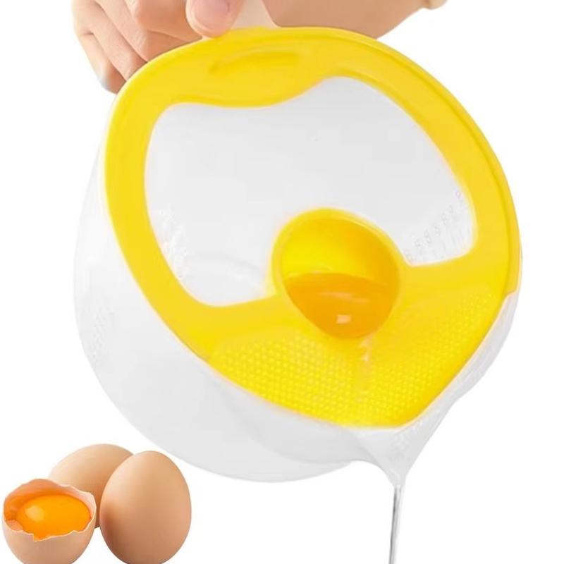 Egg White Separator 1L Large Capacity Kitchen Baking Multi-Functional Egg And Soy Milk Filter Egg Beating Mixing Bowl