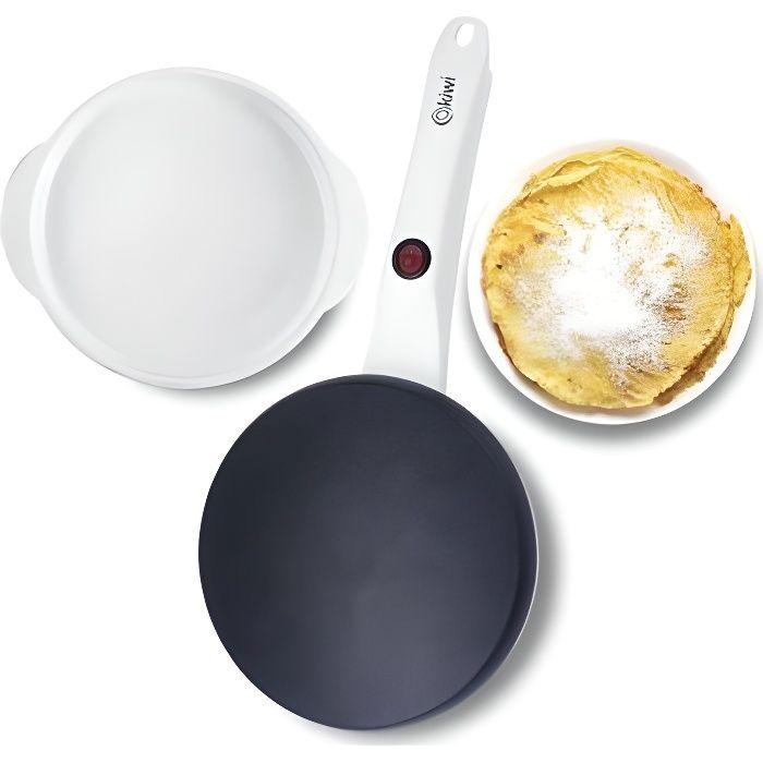 Crêpière - Kiwi - 600W - Blanc - Ø 20 Cm