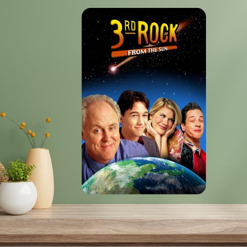 rd Rock from the Sun Classic TV Show Metal Poster Sign 20x30cm（7.8x11.8inch）