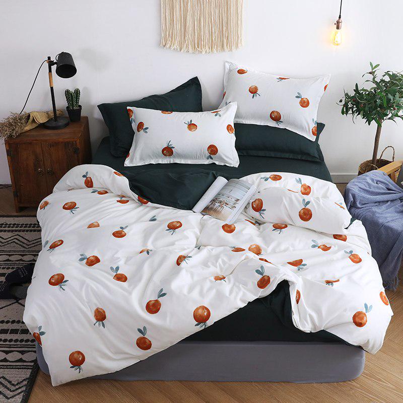 Bedding Set 4pcs Duvet Cover Sets Bed Linen Included Sheet Pillowcase