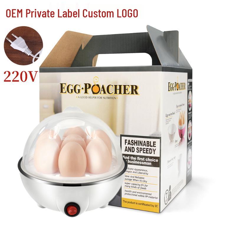 Mini Multi-Functional Egg Steamer with Automatic Power-Off for Household Use