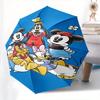 Mickey Mouse,Disney Themed Automatic Opening and Closing Folding Umbrella, Reinforced 8 Ribs, Compact Travel Design, Fashionable Folding Umb