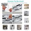 Waterproof Tile Stickers for Balcony Marble Look Wall Tiles, Self-Adhesive PVC Backsplash Tiles Kitchen Oil-proof Peel And Stick Bathroom Easy to Cut
