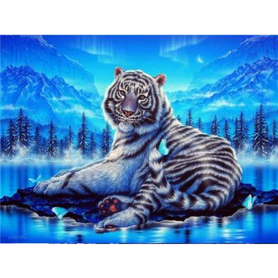 5D-Diamantgemälde, voller Bohrer, Tiger, Diamant-Stickerei, Strasssteine, Kreuzstich, Heimdekoration, Geschenk