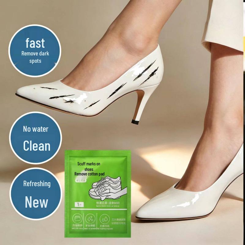 Disposable Wet Wipes for White Leather Shoe Cleaning and Yellowing Removal