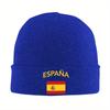 Spain Spanish Flag Beanie Hats Knitting Hat Outdoor Sport Elastic Adult Unisex Caps Autumn Winter Printed Cool Bonnet Hats