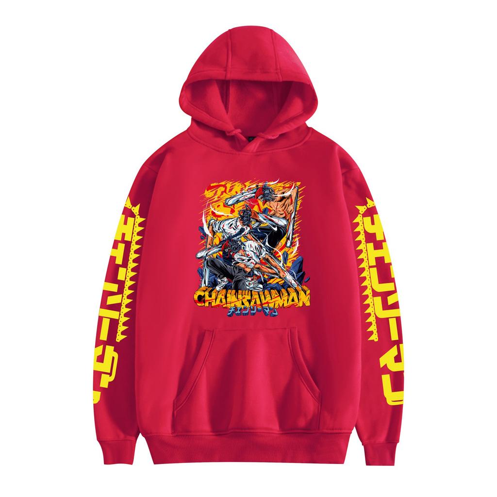 Mode Unisex Freizeit Kettensägenmann Cartoon Hoodies Sweatshirt Outdoor Sport Cosplay Pullover Hoodie
