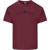 Mountain Ecg Hiking Trekking Climbing Pulse Unisexs Light Cotton Tshirt