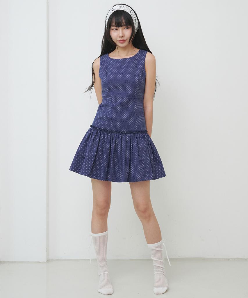 LOTSYOU Lotsyou_Darlene Mini Dress Navy