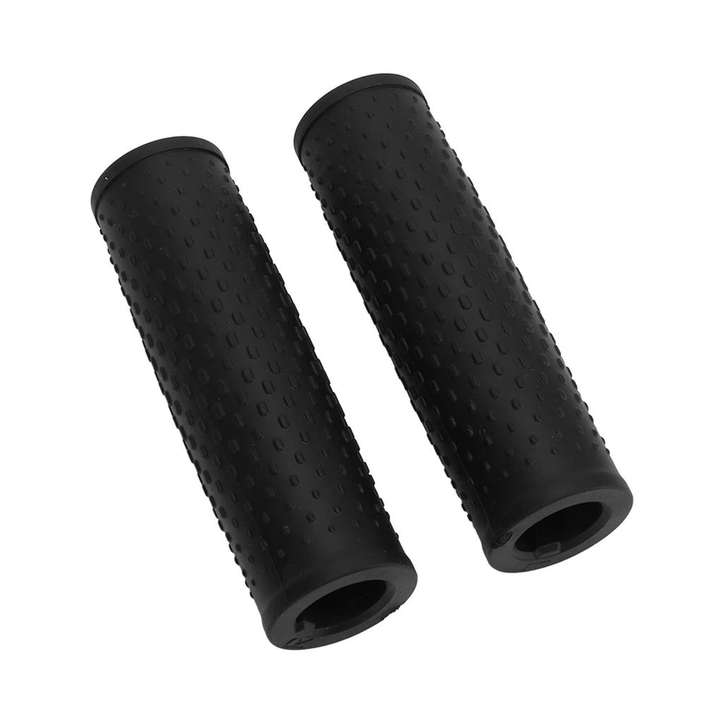 2Pcs Scooter Rubber Handle Grip Cover Rubber Handlebar Grips for Xiaomi M365 PROBlack