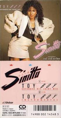 CD SINITTA - Toy Boy VDPS1003 Victor 1988 Japan Dance & Electronica Used