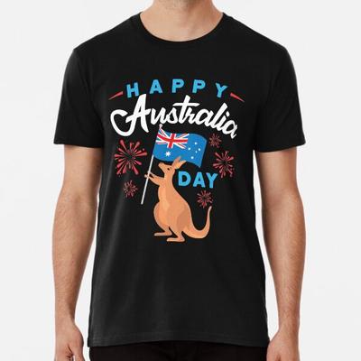 Happy Australia Day Premium T-Shirt S To 5XL Made In the AU/USA T-Shirt
