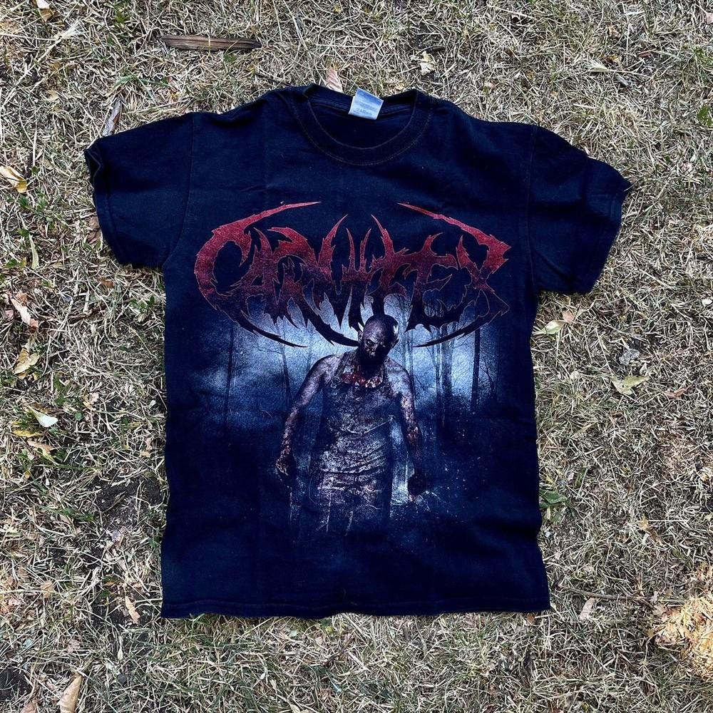 90s Carnifex Canibal Tour Tee Band Rock T shirt Retro style tee NH25195 Unisex T-Shirt XL
