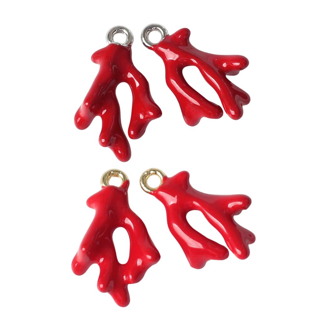 Stylish Oceanics Corals Alloy Pendant For Necklace Bracelet Jewelry Making Portable Sturdy