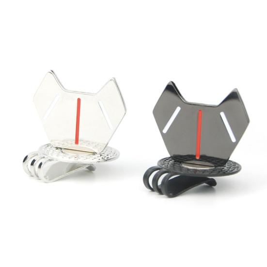 1 Set Target Mark Magnetic Waterproof High Strength Ball Mark Metal Mini Golf Ball Mark with Hat Clip Set Golf Accessory