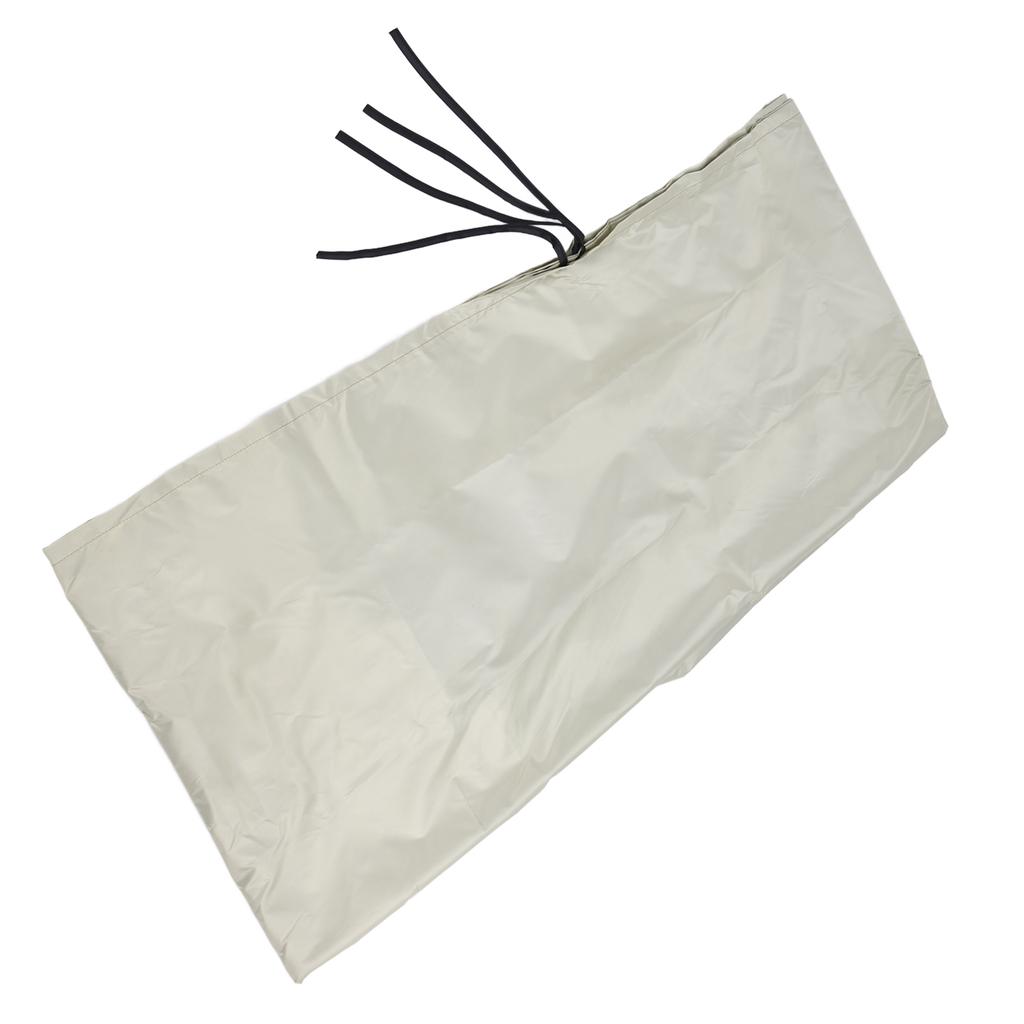 Outdoor Telescopic Canopy Dust Cover 210D Oxford Cloth Waterproof Sunscreen Awning Protective Cover Beige