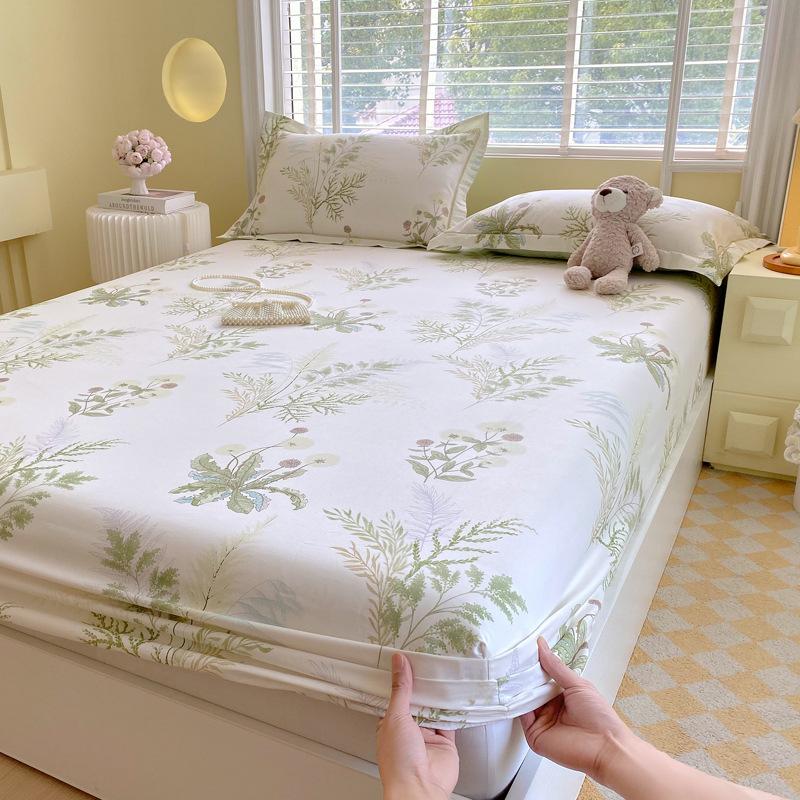 100% Cotton Maternal and Infant Grade Pure Cotton Single-piece Mattress Mattress Protective Cover All-inclusive Bed Sheet Washable Protective Cover