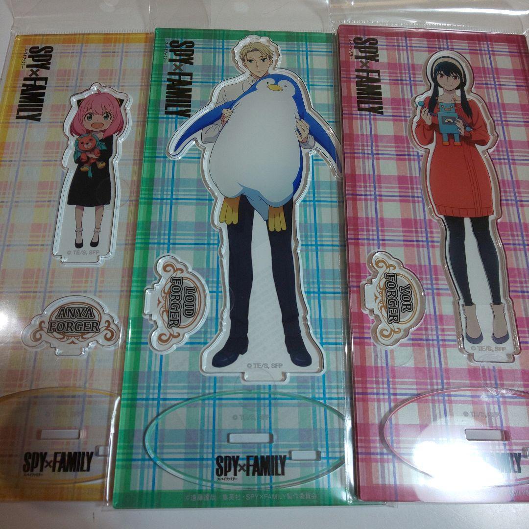 Used SPYFAMILY Spy Family Anya Lloyd Yoru Acrylic Stand