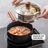 Japanese-style Snow Flat Pot Maifanite Non-Stick Glass Lid Induction Cooker Soup Baby Food Noodle Mini Cooking Pot