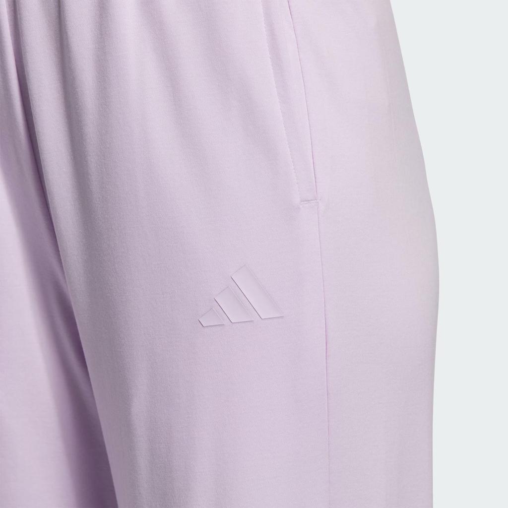 Adidas Graphic Knit Joggers Comfortable Fashion Simple Versatile Casual Pants Women Bottoms Light-Purple JN0720