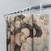 Floral Embrace Waterproof Shower Curtain