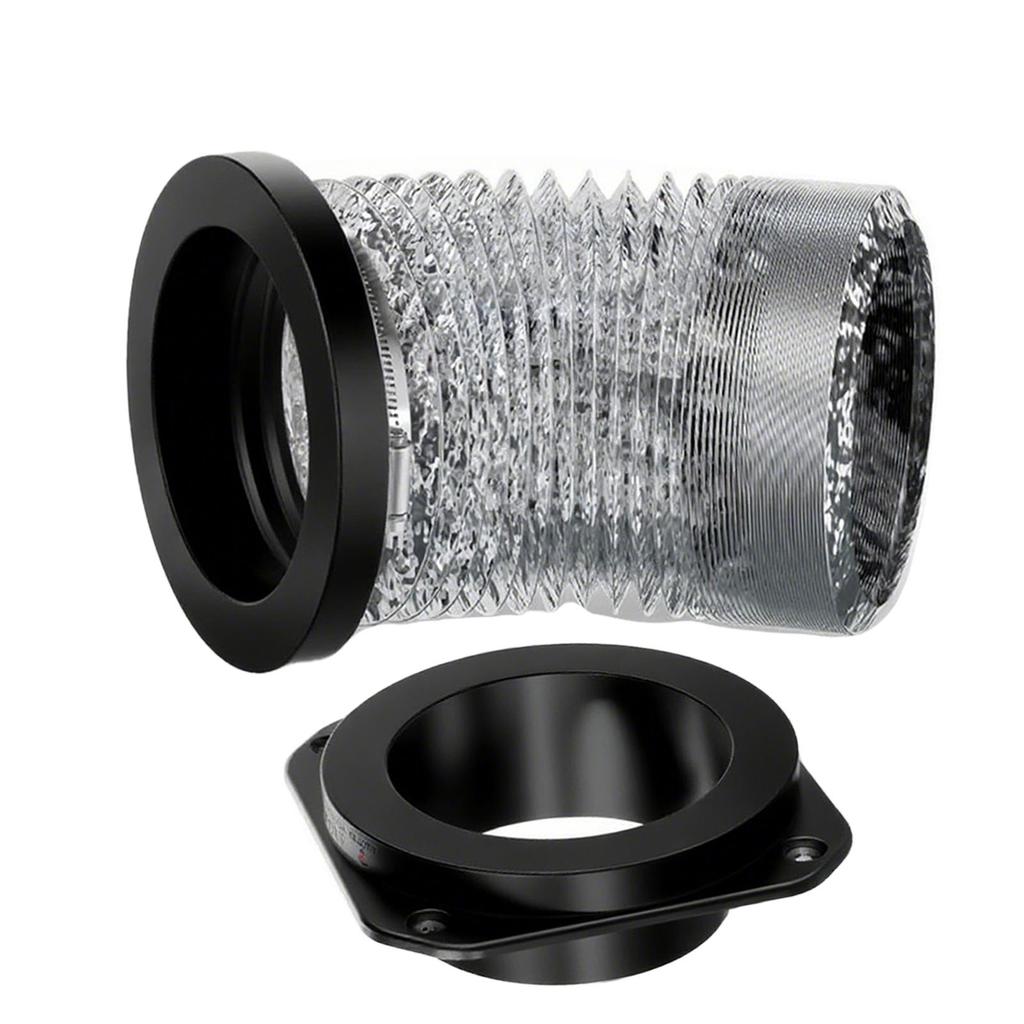 Kit Cuplaj Magnetic pentru Gura de Ventilație a Uscătorului Furtun din Folie de Aluminiu Clemă din Oțel Inoxidabil Conector Etanș pentru Gura de Ventilație a Uscătorului