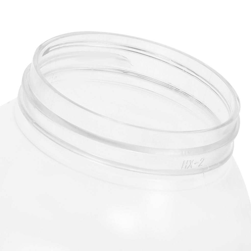 12Pcs Candy Bottle Transparent Plastic Snow Globe DIY Craft Containers Screw Cap Clear Snow Candy Globe for Party Wedding