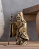 Seven Lucky Gods of Good Fortune: Fukurokuju (Fukurokuju) - Silky Gold - Sculptor: Makita Shuuun - Original: Antique Gold - Buddhist Statue - Ornament