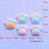Glossy Cat Paw Cartoon Resin Shoe Buckle Accessories
