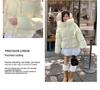 2025 Women's Petite Winter Down Jacket with Fox Fur Collar, 90% White Duck Down, Short & Thickened for Warmth
