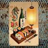Nindža nástěnný svitek Japonské umělecké plakáty, Dekorace do kuchyně, restaurace, kanceláře