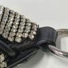 [Pre-Owned] Attica Series Adjustable Rhinestone Chain Internal Leather Logo Decoration Cowhide And Sheepskin Mini Shoulder Crossbo - Very Good #GCYV54