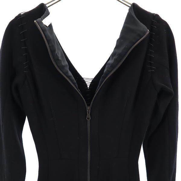 ALTUZARRA wool Long sleeve one piece black Women Used
