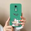 For Redmi Note 7S 9S 10S 7 8 9 10 9T 10T K80 Pro Max Plus Phone Casing Lovely Kitten Owl Pattern Square Liquid Silicone Protection Case For Redmi Capa