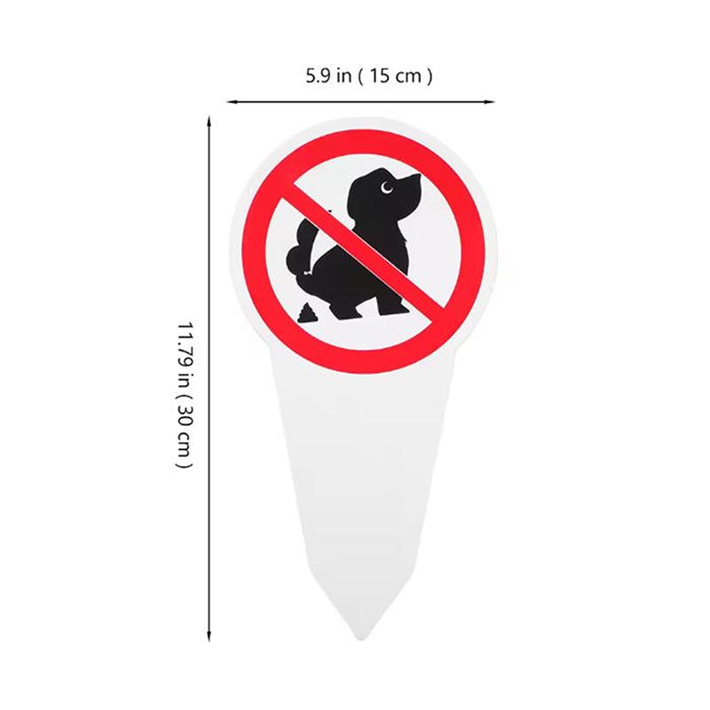 "Kein Hundekot" Warnschild – Wasserdichtes Außen-Gartenschild mit Pfahl, Haustierkot nicht erlaubt für saubere Gärten & Nachbarschaften