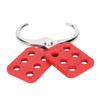 Lock Out Hasp 6 Holes Aluminum Alloy Industrial Security Lock Padlock Spark Resistant Tag Out Hasp