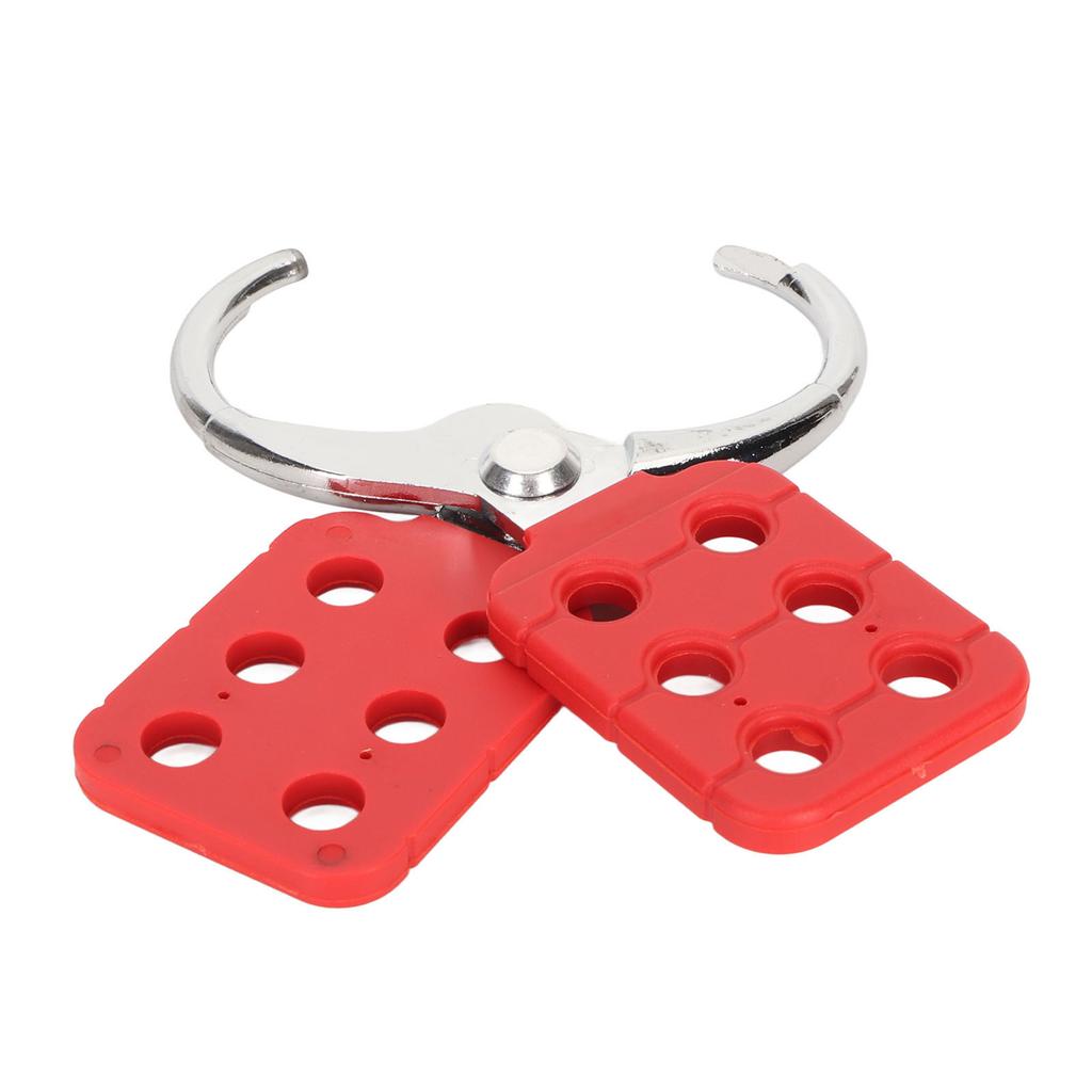 Lock Out Hasp 6 Holes Aluminum Alloy Industrial Security Lock Padlock Spark Resistant Tag Out Hasp