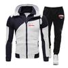 World Series of Poker 2023 Mann Business Reißverschluss Einfarbig Druck Pullover Harajuku Hoodie + Hose Freizeit Trend Sportbekleidung Anzug