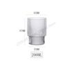 6/4 Stück Vertikal gestreifte gerippte Glas Kaffeetasse Hitzebeständige transparente Wasserbecher Trinken Milch Bier Tee Saft Wein Set Geschenke