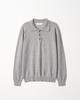 EZIO Essential Button Collar Knit_Light Gray