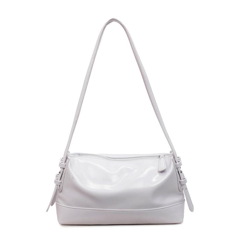 Shiny PU Shoulder Bag Women Fashion Crossbody Bag With Adjustable Strap Modern Design