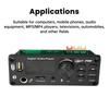 50W Verstärker Bluetooth 5.0 DIY MP3 WAV Decoder Platine Mikrofon Aufnahme Anruf Motherboard 2 * 50W 87,5-107,5MHz
