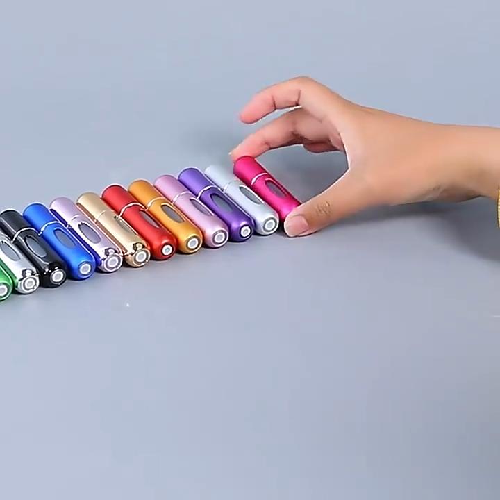 5ml mini přenosná pumpa na spodní plnění Parfém, plnitelná lahvička s rozprašovačem Prázdné nádobky na kosmetiku Cestování s atomizérem