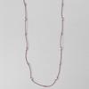 Niche Personalized High-Grade Metal Copper-Plated Platinum Ball Beaded Long Chain Woven Rope Trendy Fashion Simple Necklace