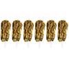 6PCS Cheer Ing Poms Flower Ball for Sport Competition Football Basketball MatchGold