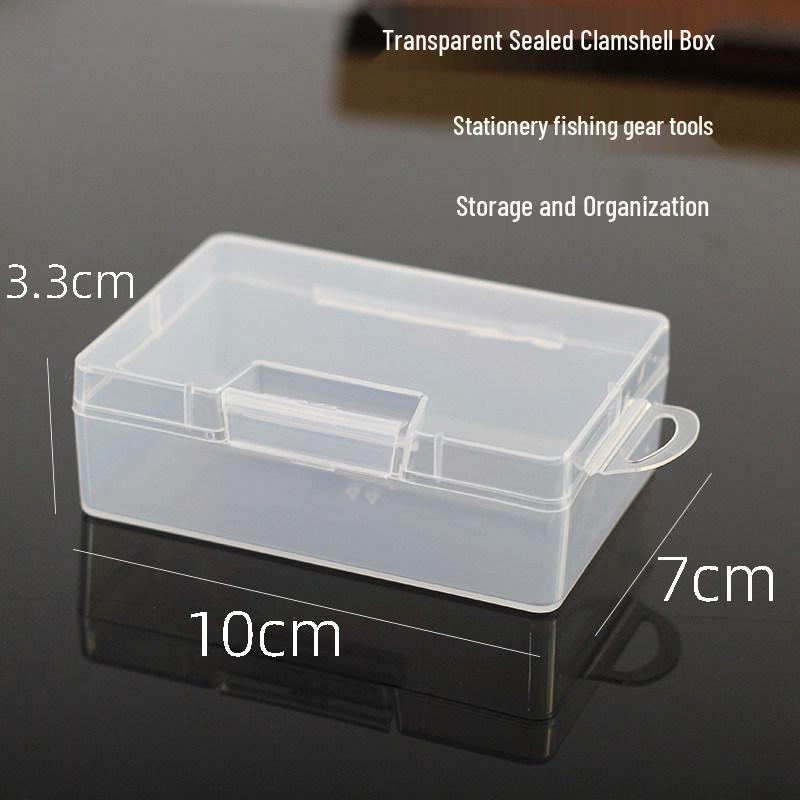 PP Transparent Dustproof Lock Box for Jewelry, Keys, Electronic Parts, and Ornaments