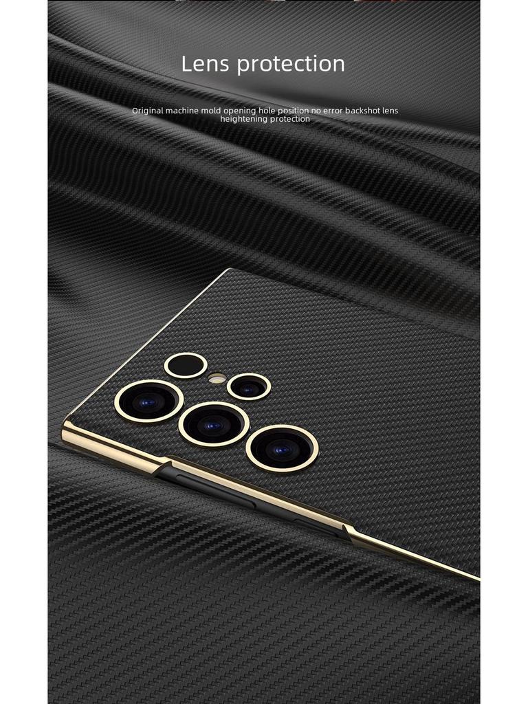 "Husă tip stand din piele galvanizată ultra-subțire pentru Samsung S24 Ultra/Plus - Husă de protecție anti-cădere"