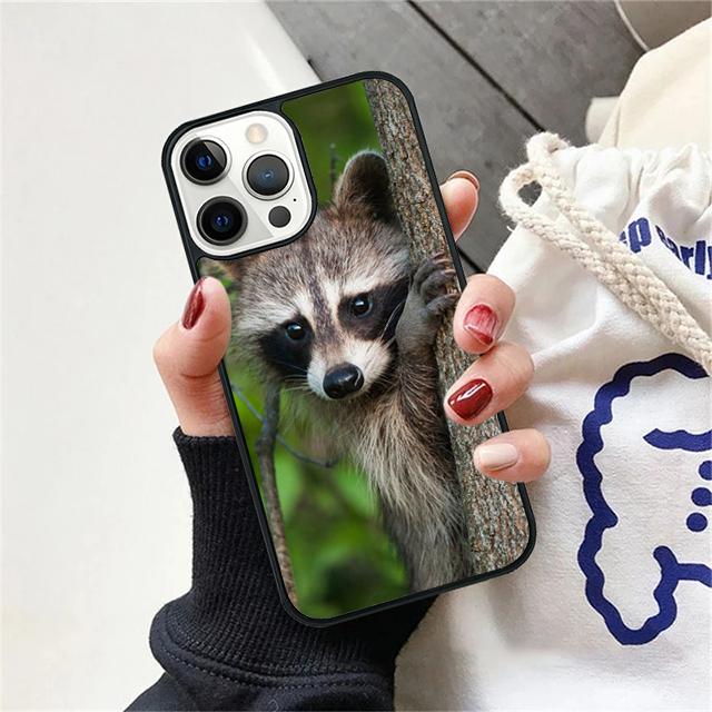 raccoon Unique Design Phone Case Cover For iPhone 17 Air 15 16e 14 13 12 Pro Max 11 Pro Max Plus Coque Shell