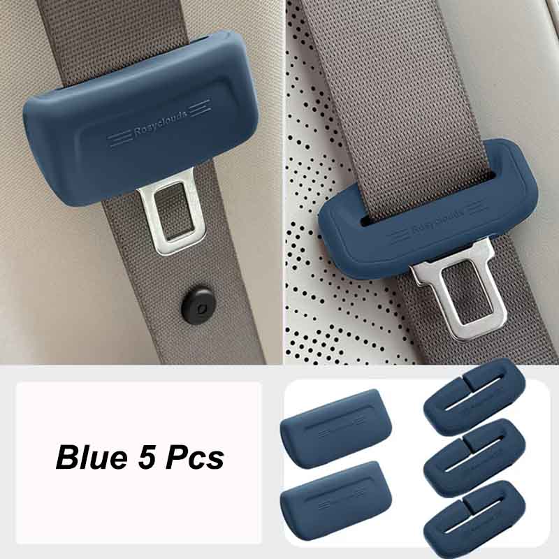For Zeekr 7X 2024 2025 Car Seat Belt Buckle Clip Protective Case Anti-Scratch Interior Button Case Cover Clips Car Accessories